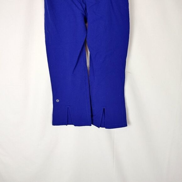 Lululemon Gather & Crow Crop Pigment Blue/ Tonka S - Picture 6 of 8